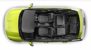 Skoda Kylaq top view