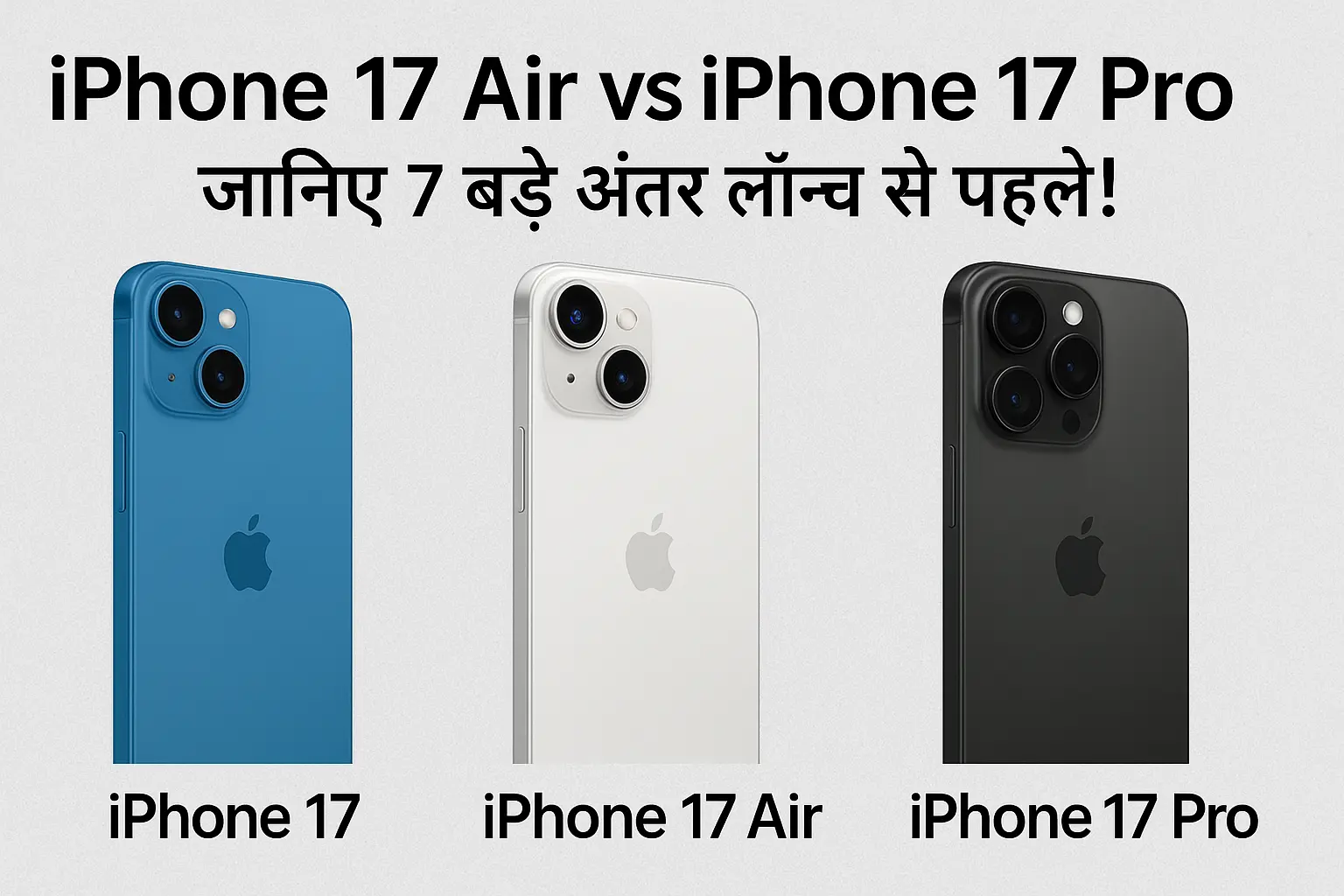 iPhone 17 Air, iPhone 17 Pro