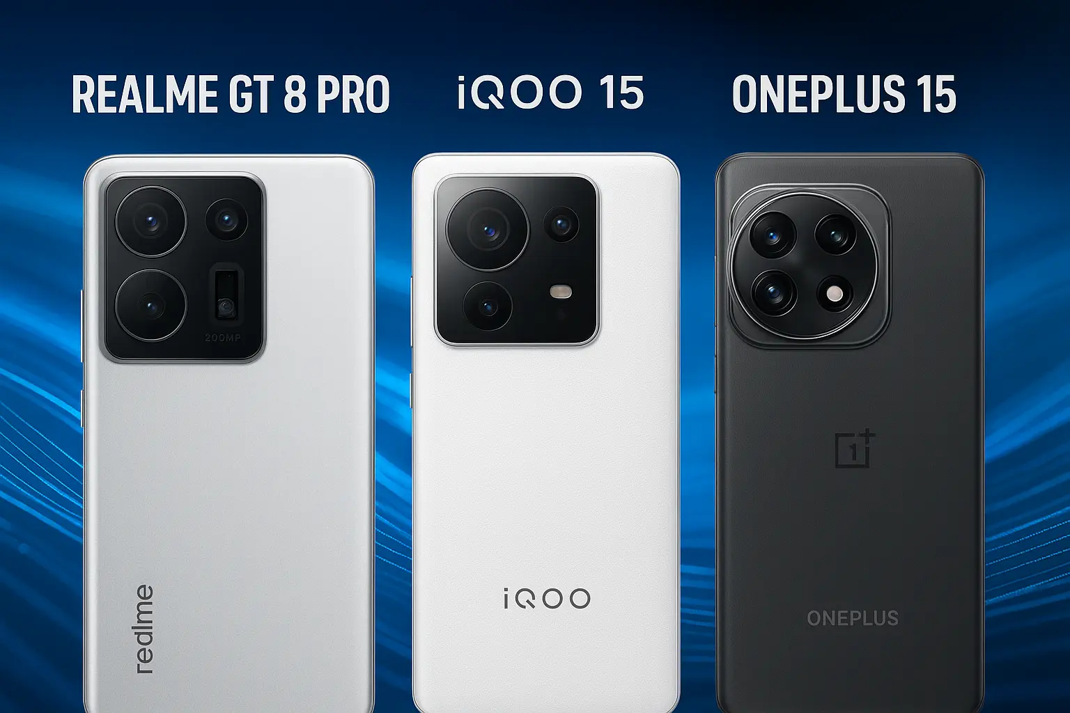 Realme GT 8 Pro, iQOO 15, OnePlus 15