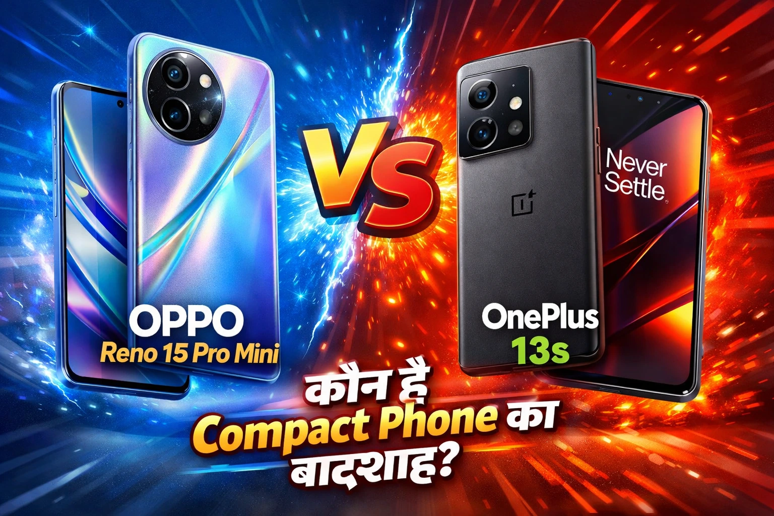 OPPO Reno 15 Pro Mini vs OnePlus 13s