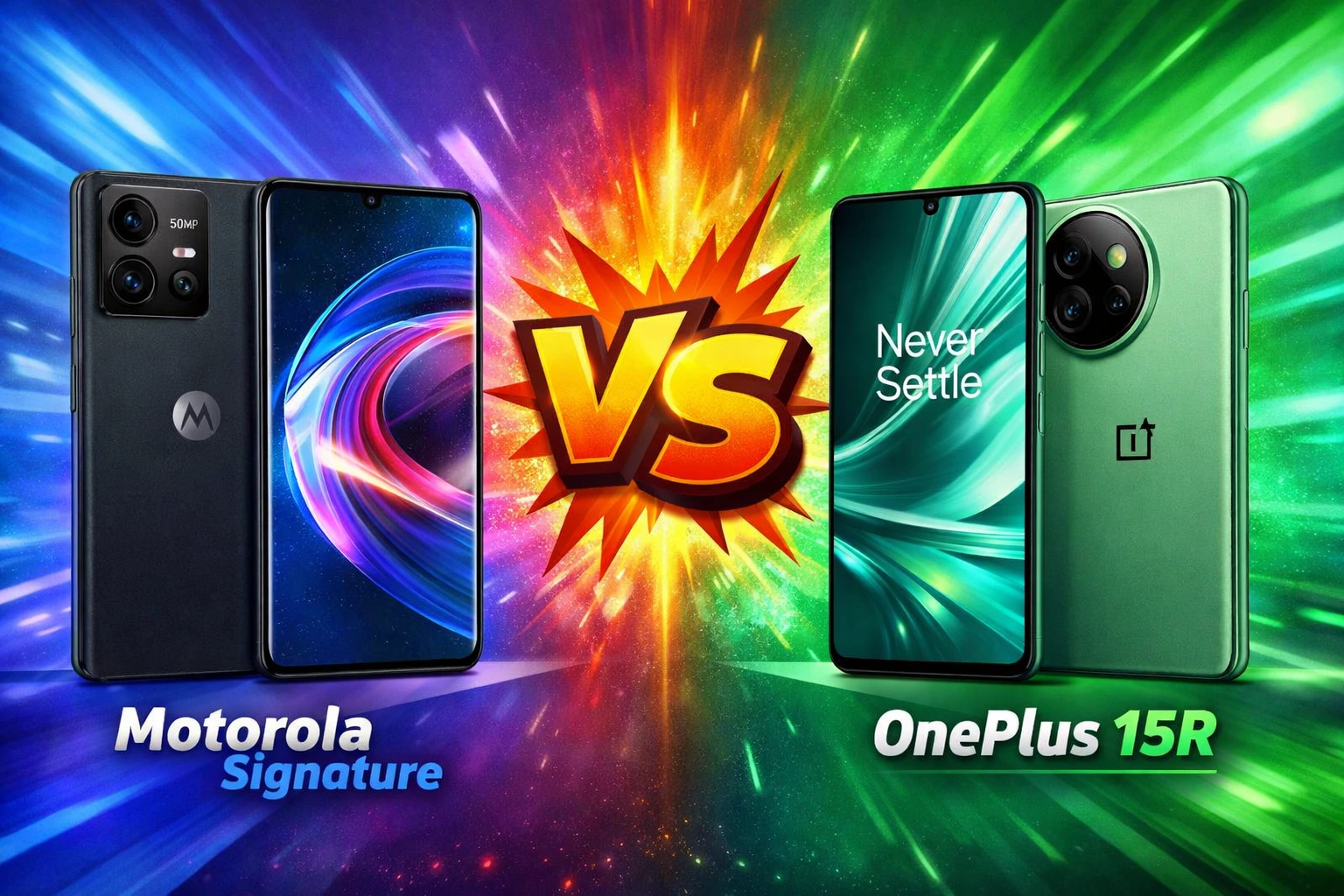 Motorola Signature vs OnePlus 15R
