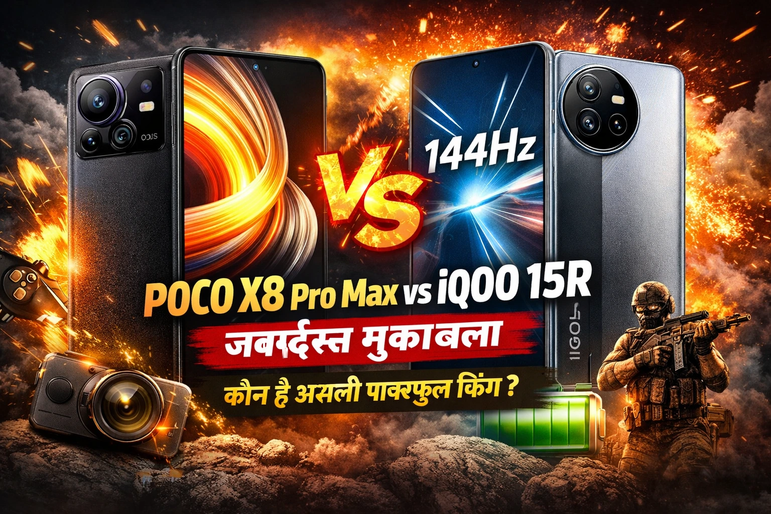 POCO X8 Pro Max, iQOO 15R