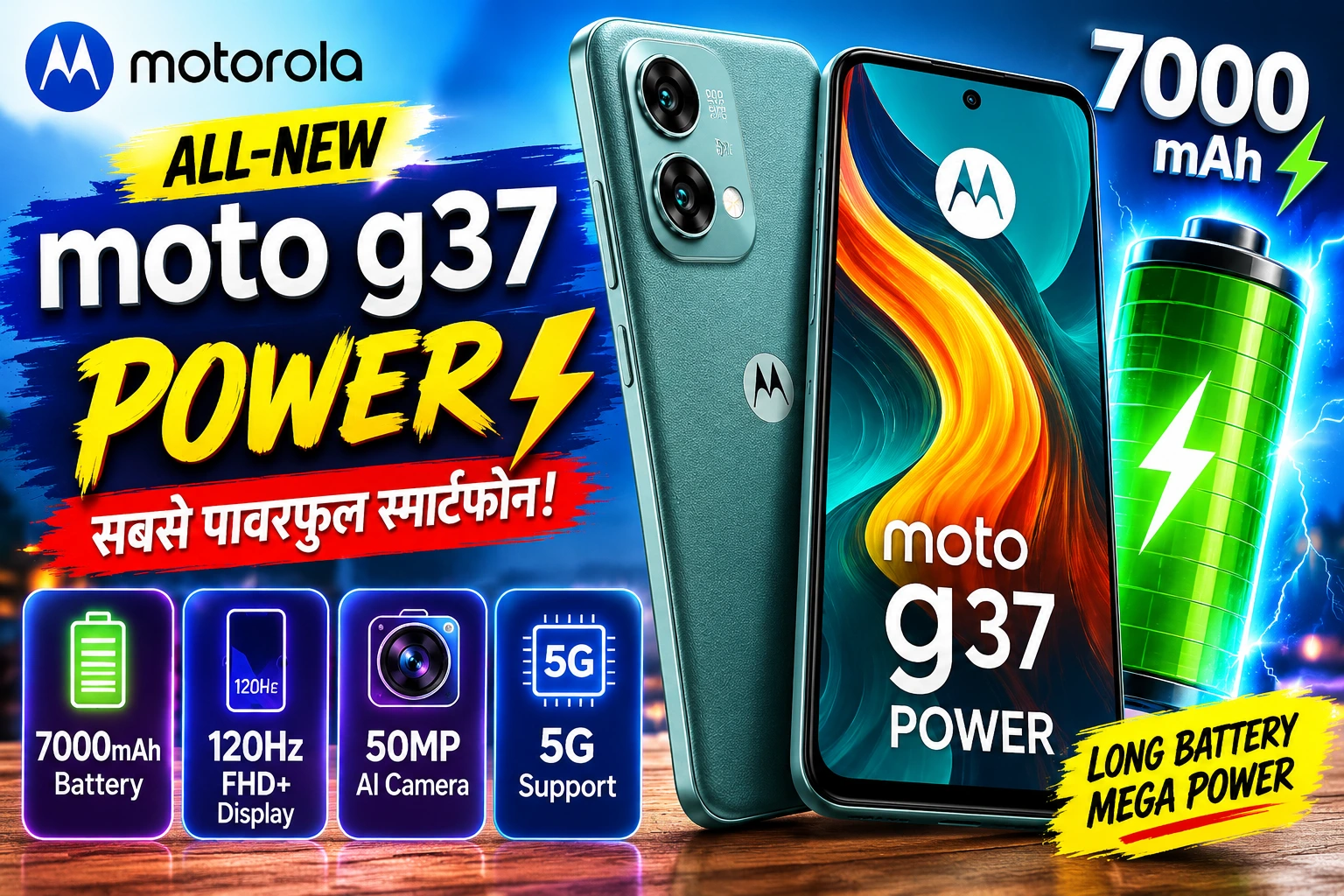 Moto G37 Power