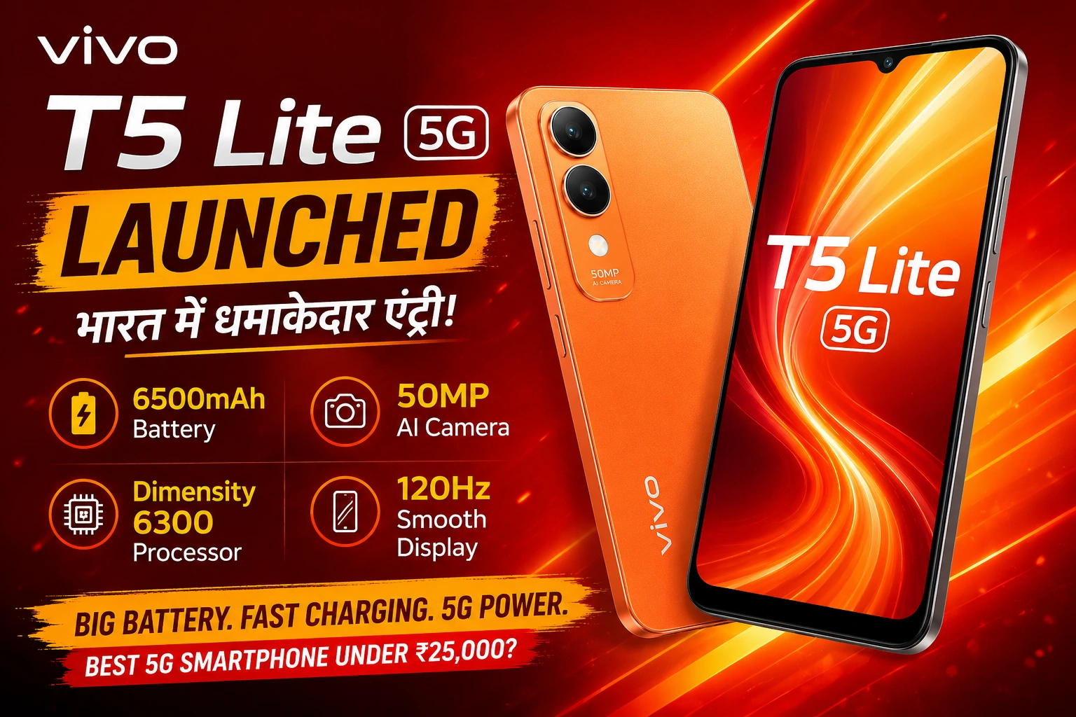 Vivo T5 Lite 5G