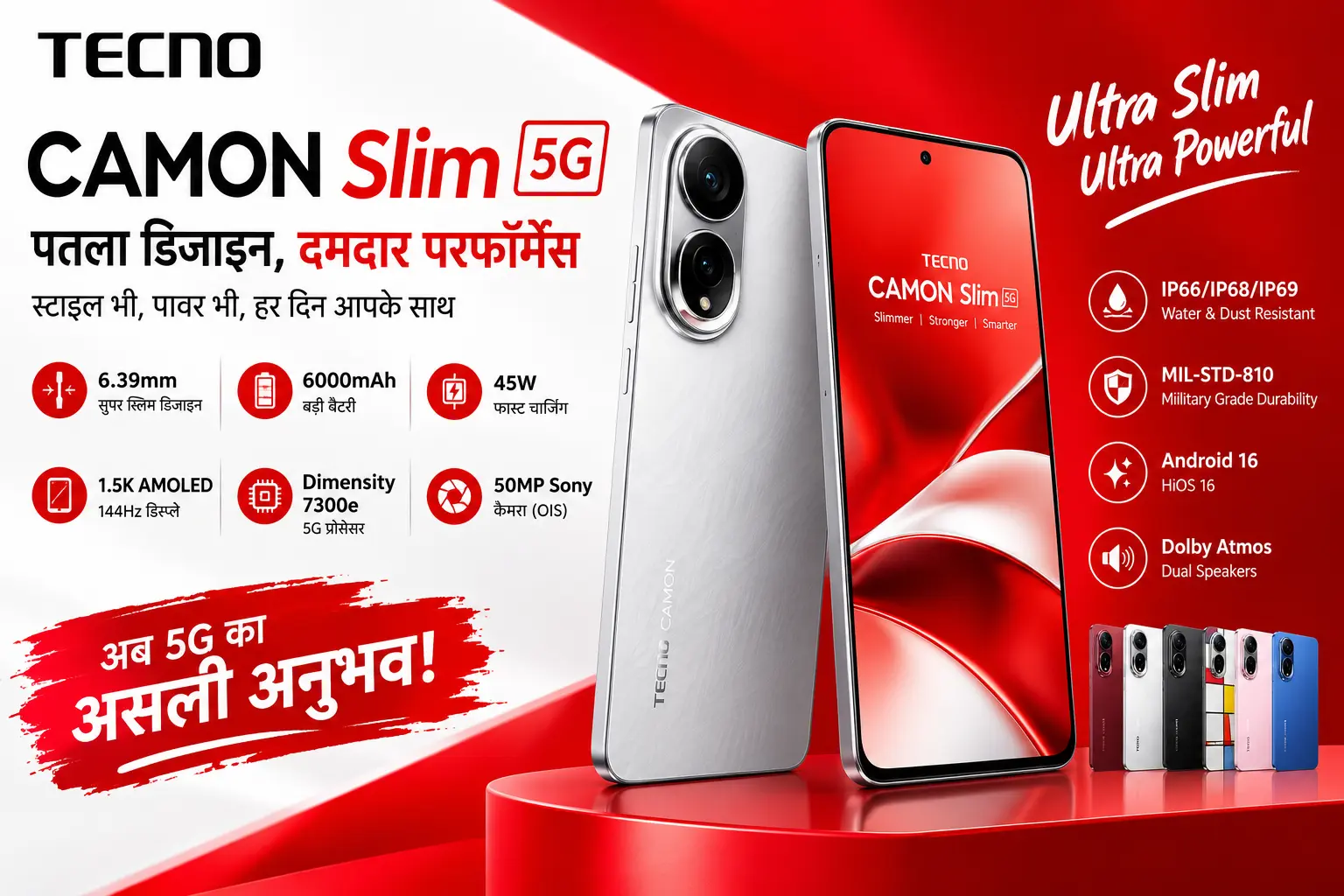 TECNO CAMON Slim 5G